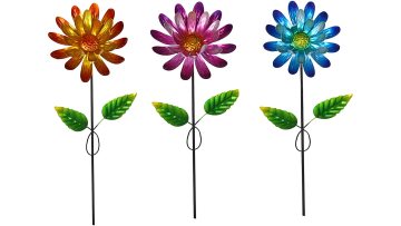 Floral Garden Stake Outdoor
