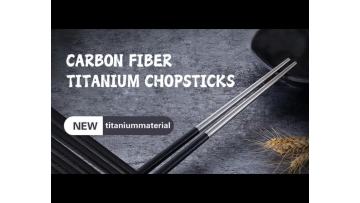 Carbon fiber  titanium chopsticks