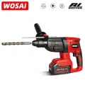WOSAI 20V Electric Impact Drill Rotary Hammer Brushless Motor Cordless Hammer Electric Drill Electric Pick for Switch Freely