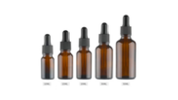 5ml/10ml/15ml/20ml/30ml/50ml/100ml Wholesales Luxury Amber Rubber Cap Frosted Oil Glass Dropper Bottle Oil Packaging1