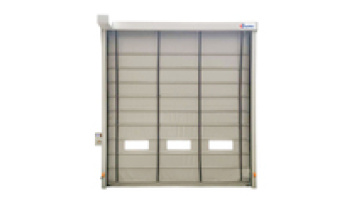 Factory Outdoor And Indoor High Wind Resistance High Speed Pvc Stacking Door1