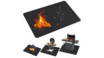 Grill Accessories Under Grill Mats for Outdoor Grill  Fit for Indoor Fireplace Mat Fire Pit Mats1