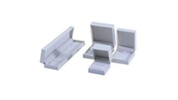 Hanhong custom wholesale filled leather paper gift jewelry packaging box earrings necklace ring white paper jewelry box1