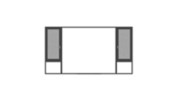 winter heat insulation casement window triple tempered glass awing windows thermal break aluminum Window1