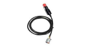 Custom 4P Male Connector to Cigarette Lighter Plug Wiring Harness