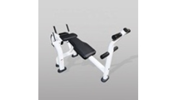 gym use ab crunch bench press