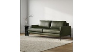 Modern Designs Home Furniture Set Green 3 Seat Velvet leather Couch Metal Sectional Living Room Sofa1