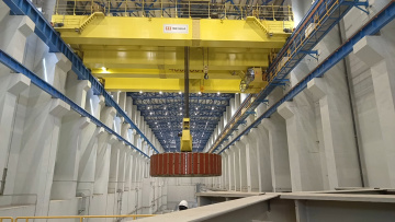 Weihua's 400-tonne bridge crane has been exported to Tanzania.