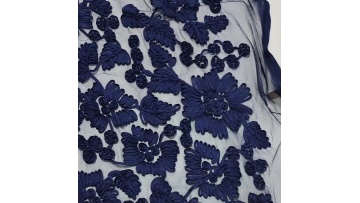 nigerian lace fabric 2023 lace fabric online lace tape fabric navy tulle1
