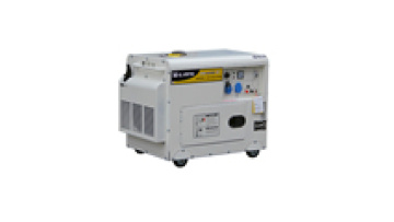 5kva electric start white Europe plug socket diesel generator1