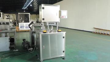 Carbonated energy drink nitro coffee can with nitrogen widget filling and sealing machine1