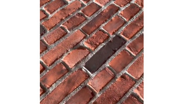 Rustic Red Clay Bricks for Interior Wall Decor