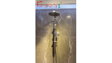 Flat Square Shower Rod Design Shower Set