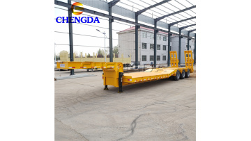 lowbed semi trailer