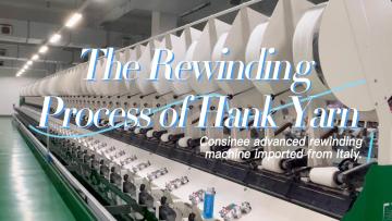 The Rewinding Process of Hank Yarn