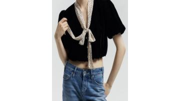 100% Viscose Bow Tie Short Sleeved