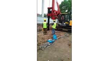 Drilling rig used for railway construction of China Railway Fourth Bureau