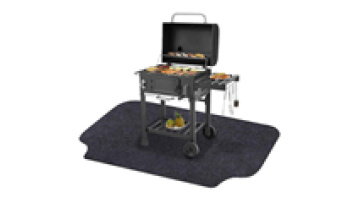 Heat Resistant Under the Grill Mat Absorbent BBQ Grill splatter Pad Floor Mat to Protect Decks and Patios1