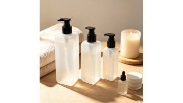 Matte PET Skincare Dispenser Pump Bottles