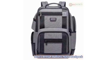 Grey Color Block USB Travel Backpack
