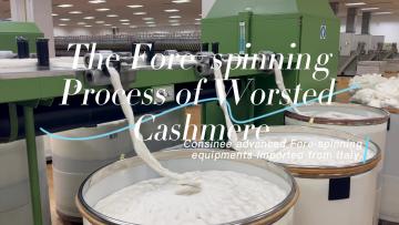 Fore-spinning Process of Worsted Cashmere