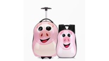 Children's Trolley Box Small Luggage With Wheels Cute Suitcase With Children's Backpack1