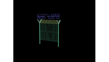 XINHAI 3D welded mesh fence with Y post1