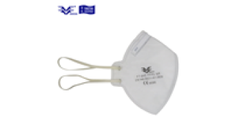 High Quality Customized Logo Molded Shape Flat Folded White Disposable N95 dust mask with CE certificate1