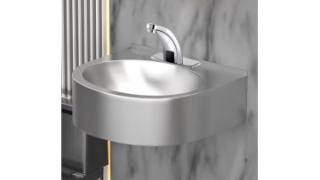 wall-mounted sink