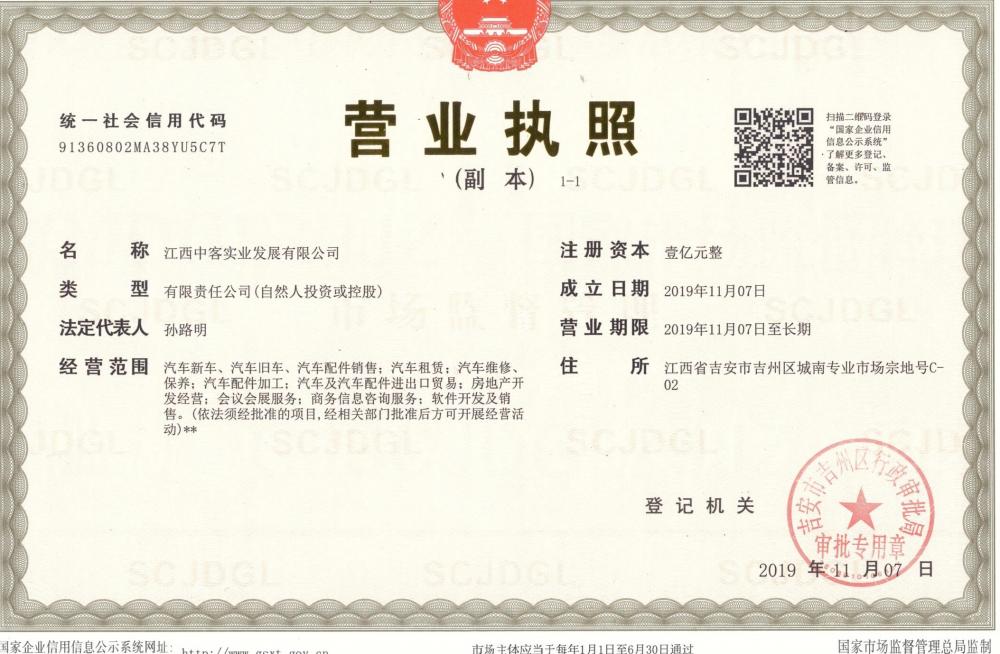 Business license