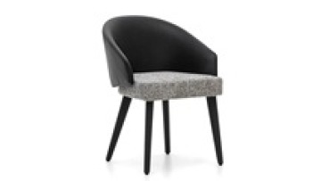 Nordic Style dark grey Leather upholstered furniture solid wood legs modern Luxury Set Dining Room Chairs1