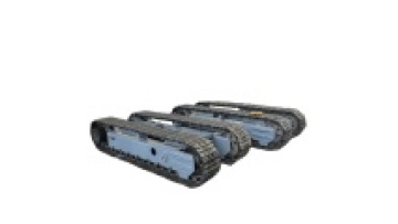 Small Steel Track Undercarriage Steel Tracked Chassis System for Small drilling rig or Loader1