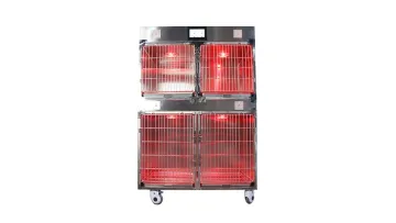 Best Quality Hospital Vet Equipment Stainless Steel 304 Animals Pet Clinic ICU Cage Oxygen Cage1