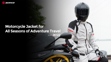 Motorcycle Jacket for All Seasons of Adventure Travel - JK122