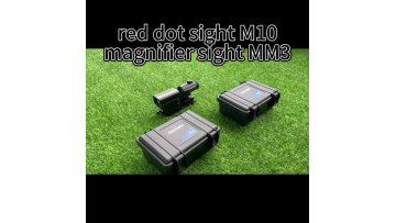 Optical Scope Sight Red Dot M10 with Magnifier MM3 Magnification 3X Combo for Outdoor Sports1