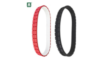 Custom Industrial Pu Timing Belts With Apl Red Coated for Fiber Optic Cable Blowing Machine1