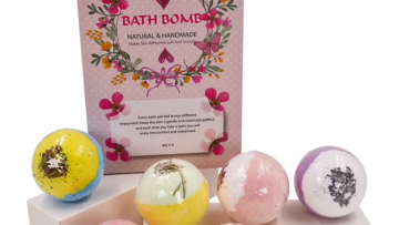 Wholesale bath bomb vegan bombs organic bombs natural set christmas luxury customize label for kids rainbow fizzy heart shaped1