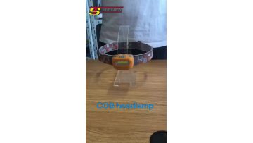 Super bright new cob headlamp waterproof rotary head led headlamp 3W bicycle led light headlamp1