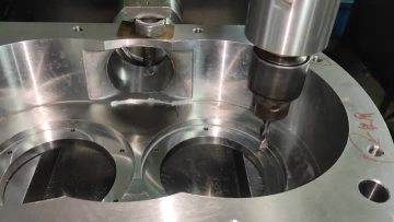 High precision drilling of pumps body