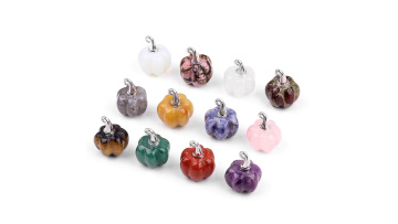 Stone Wizard Hat Pumpkin Pendant SP1736-20MM