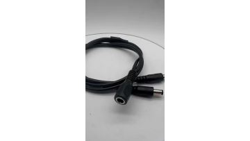 DC supply splitter cable with 2 DC5521 male