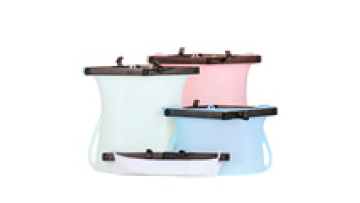 A Ecofriendly Reusable Silicone Food Storage Bag Snap With Holder1