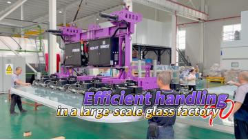 Efficient handling in a large-scale glass factory