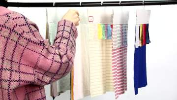 Textile linen knitted fabric single jersey for pressure garment high density fabric1