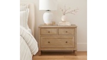 wholesale hotel home modern Simplicity  Leather furniture solid wood bedroom storage bedside table with drawer1