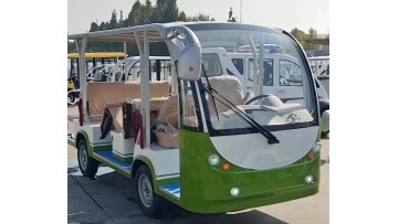 The 11-seat electric sightseeing car has just passed production inspection and is being scheduled for freight.