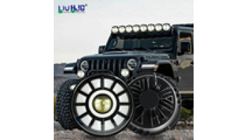 Super Bright Auto Lighting System 12v 24v 50w 30w Off Road 4x4 Angle Eye Rgb 7inch Led Headlight Conversion Kit For Off Road1