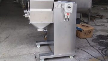 granulator test machine before shipping