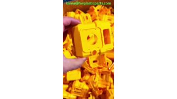 Injection plastic housing parts