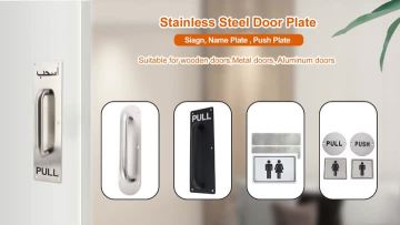 Sign Plate and Push Pull Plate